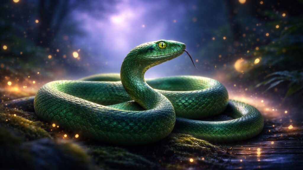O que significa sonhar com cobra verde Descubra o verdadeiro significado