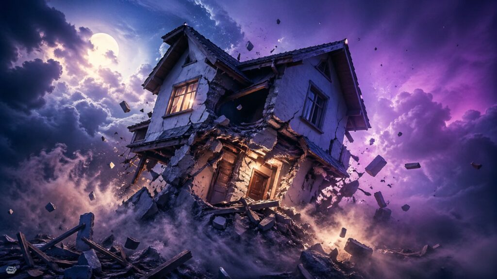 O que significa sonhar com casa caindo Descubra o verdadeiro significado
